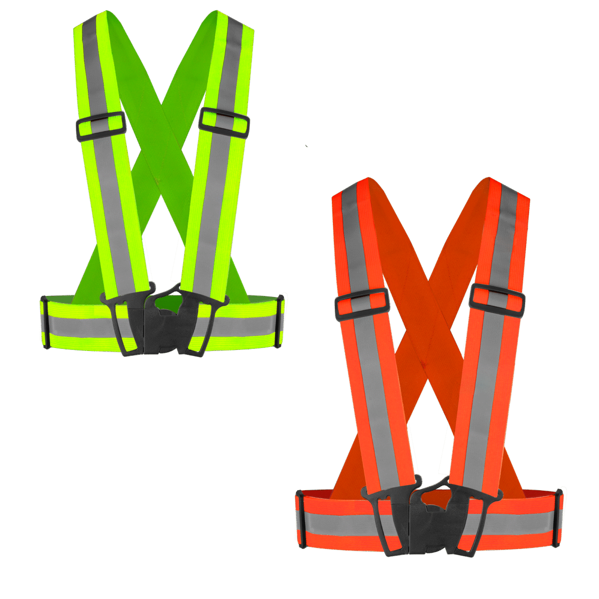JADEVER High Visibility Reflective Safety Vest – Fluorescent Yellow or Orange | Adjustable Fit (JDRV3811 / JDRV3812)