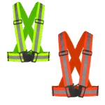 JADEVER High Visibility Reflective Safety Vest – Fluorescent Yellow or Orange | Adjustable Fit (JDRV3811 / JDRV3812)