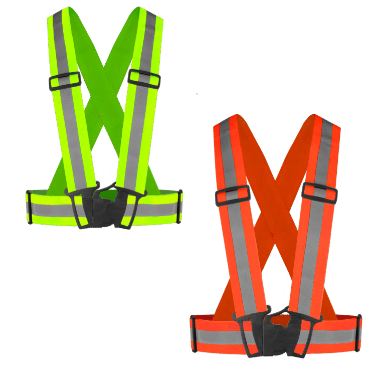 JADEVER High Visibility Reflective Safety Vest – Fluorescent Yellow or Orange | Adjustable Fit (JDRV3811 / JDRV3812)