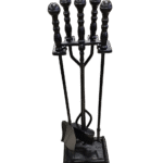 Fireplace Accessory Set – Black Finish