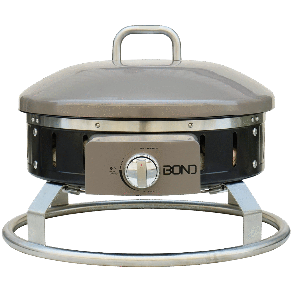 Bond Platinum Portable Gas Fire Pit – 65,000 BTU Propane Outdoor Heater
