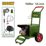ماكينة غسيل ضغط عالي تجاري – 3000W، ضغط 160بار، تدفّق 12ل/د، ماتور سلك نحاس من جادايفر (JDHP5A31)