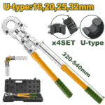 مكبس مواسير بكس – مدى كبس Ø16-32مم، قوة كبس 40KN، رأس دوّار 360° من جادايفر (JDHT1D32)