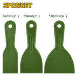 JADEVER 3-in-1 Plastic Putty Knife Set – 50mm, 75mm, 100mm, PP Material (JDPT3133)