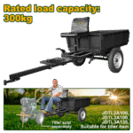 تحويلة محراث الى تراكتور مجرور – قدرة حمل 300كغ، ساسبنشن فيدر، فرامل رجل ويد ميكانيكية من جادايفر (JDTDR7A30)