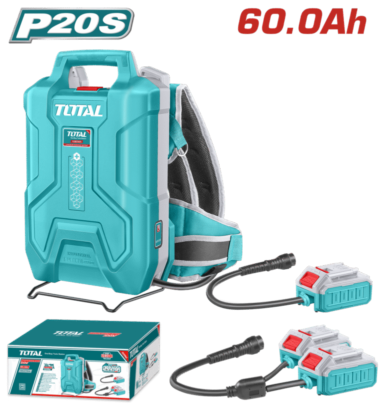 TOTAL Lithium-Ion Backpack Battery 20V/20V+20V – 60.0Ah (TFBLI241110)
