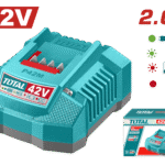 TOTAL P42M Lithium-Ion Battery Charger – 42V 2.0A Fast Charging (TFCLI42021)