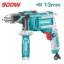 TOTAL 900W Impact Drill – 13mm Capacity, Variable Speed, Forward/Reverse Switch, Hammer Function (TG1091366)