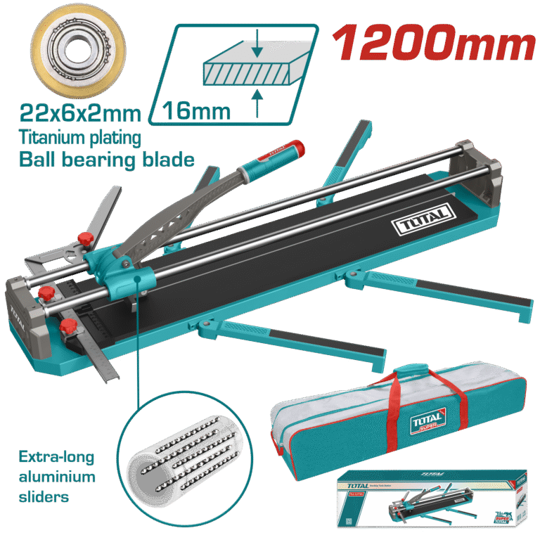 مقص بلاط 1200مم – سماكة قطع 16مم، مقبض ألمنيوم، نصل تنگستن كربايد من توتال (THT571201)