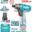 TOTAL 12V Cordless Impact Driver – 100Nm Torque, 2800bpm, 2×1.5Ah Batteries (TIRLI12015)
