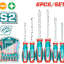 TOTAL 6 Pcs Screwdriver Set – S2 Steel, Magnetic Tips, Ergonomic Handle, SL & PH Types (TKSDS0626)