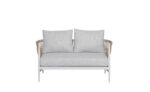 7-Seater Outdoor Sofa Set – Aluminum Frame with Twisted Rattan & Cushions, Includes Coffee Table - Image 3