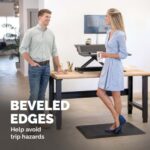 ⁦Fellowes | بساط أرضي مضاد للإجهاد – لون أسود⁩ - الصورة ⁦4⁩