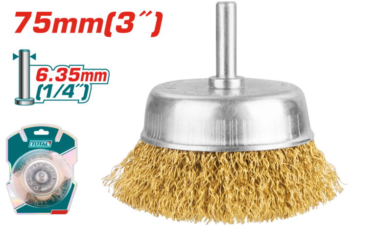 TOTAL Wire Cup Brush – 75mm | 3" (TAC33031)
