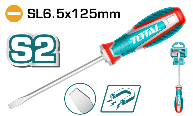 مفك عادي SL6.5 بطول 125 ملم من توتال (TSDSL6125)