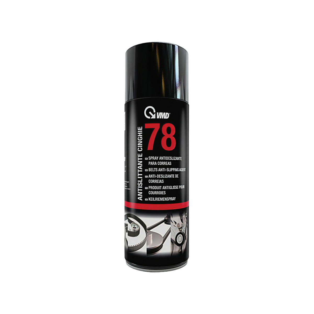 VMD 78 Anti-Slip Belt Spray – Belt Grip & Noise Reduction Solution – 400ml