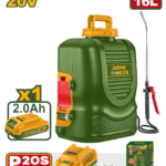 JADEVER Cordless Sprayer 20V – 16L Battery Powered Garden & Agricultural Sprayer (JDLSY20162)