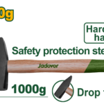 شاكوش ميكانيك 1000 غرام – رأس فولاذي مطروق للأعمال الثقيلة مع مقبض خشبي من جادايفر (JDMB1310)