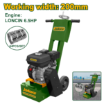 JADEVER Gasoline Scarifying Machine 200mm – Concrete Floor & Road Surface Scarifier, Loncin 6.5HP (JDSFM2A201)