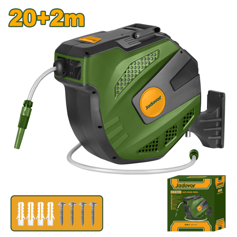 بكرة بربيش مياه – 20+2 متر مع إرجاع بطيء وإيقاف تلقائي من جادايفر (JDVZ1520)