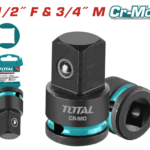 نقاصة بوكس طرق 1/2 إلى 3/4 كروم موليبدن من توتال (THIAD1234)