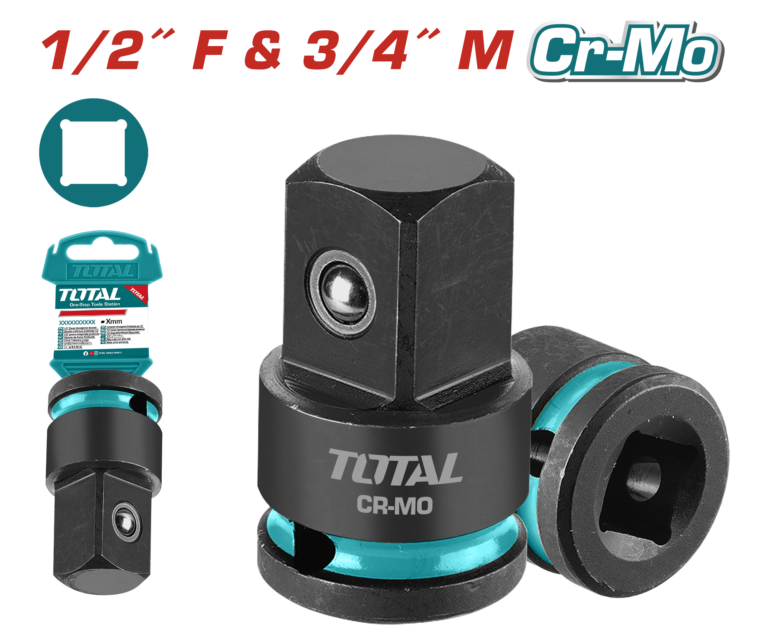 TOTAL Impact Socket Adapter 1/2" (F) to 3/4" (M) Cr-Mo (THIAD1234)