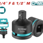 TOTAL Impact Socket Adapter 3/4" (F) to 1/2" (M) Cr-Mo (THIAD3412)