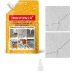 ⁦HIGHPOWER | لاصق تعبئة الشقوق 500 غرام – معجون إصلاح ذاتي التسوية للخرسانة⁩ - الصورة ⁦4⁩