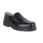 SLIC Black Safety Shoe Without Saddle – Steel Toe Safety Footwear