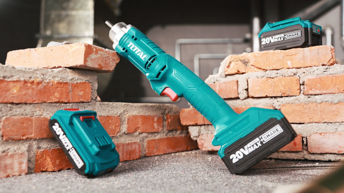 TOTAL Cordless Concrete Vibrator 20V – Portable Concrete Compaction Tool – Battery & Charger Sold Separately (TCVLI202301) TOTAL Cordless Concrete Vibrator 20V – Portable Concrete Compaction Tool – Battery & Charger Sold Separately (TCVLI202301)