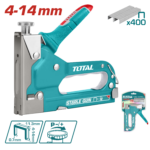 TOTAL Staple Gun 4-14mm Heavy Duty Iron Hand Stapler with Adjustable Power (THT311425)