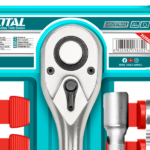 ⁦طقم بوكس 3/8 إنش مع طرطيقة 72 سن و وصلة - 12 قطعة من توتال (THT381121)⁩ - الصورة ⁦4⁩