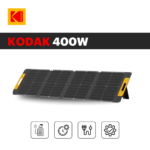Kodak 400W Portable Solar Panel – Foldable High-Efficiency Solar Panel