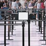 A4 Queue Barrier Sign Holder – Horizontal Stanchion Sign Frame - Image 6