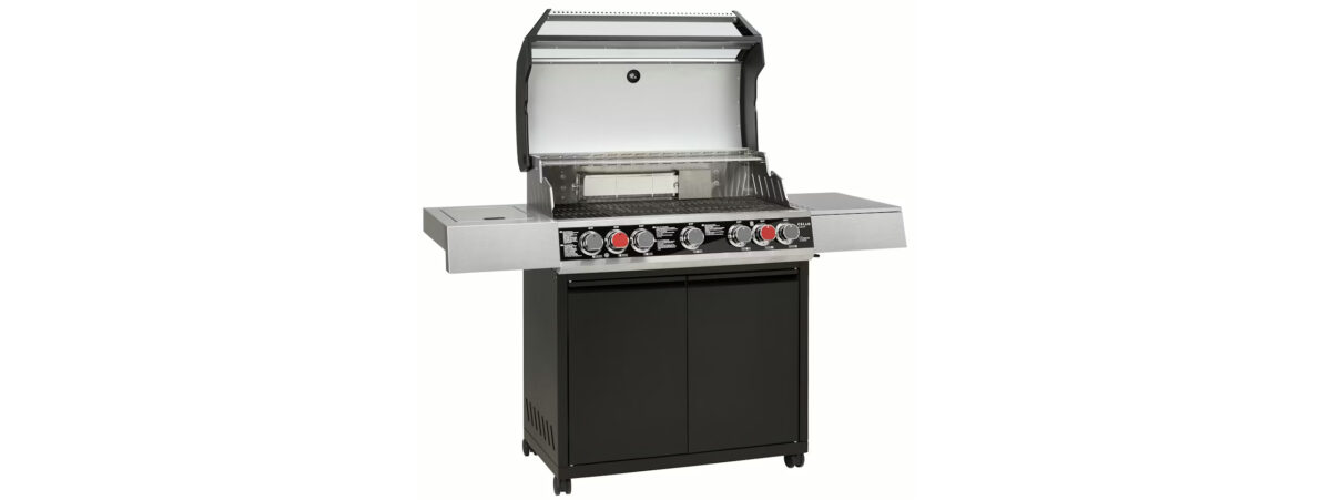 FIREPLUS Premium 5 Burner Gas BBQ Grill with Side Burner & Infrared Back Burner FIREPLUS Premium 5 Burner Gas BBQ Grill with Side Burner & Infrared Back Burner