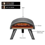 FIREPLUS 16" Gas Pizza Oven with Cordierite Pizza Stone – 8kW Outdoor Pizza Maker for Garden & Backyard - Image 8