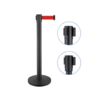 Retractable Belt Queue Barrier Post – Crowd Control Stanchion 2m Belt