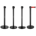 Retractable Belt Queue Barrier Post – Crowd Control Stanchion 2m Belt - Image 2