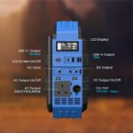 Powerology 600W Portable Power Generator with Integrated Solar Panel – 614.4Wh LiFePO4 Battery - Image 3