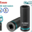 TOTAL 1/2" Drive Deep Impact Socket 21mm – Cr-Mo Heavy Duty Socket (THDIS12212L)