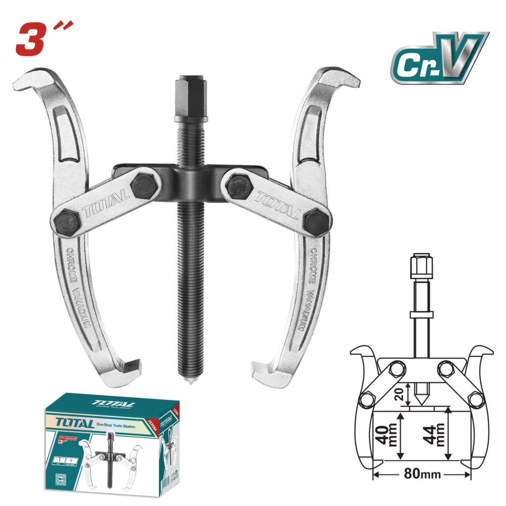 بريصة 2 اصبع - 3 إنش – قوة سحب 2000 كغ من توتال (THTGP236)