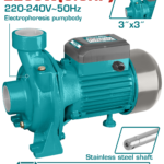 TOTAL Centrifugal Water Pump 2200W | 3HP – 3" High Flow Water Pump 800L/min (TWP222002)