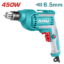 TOTAL Electric Drill 450W | 6.5mm – High Speed Variable Control Drill (TD45658)