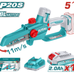 منشار تقليم شحن 20 فولت بدون فحمات 5 إنش – مع بطارية 2.0 أمبير من توتال (TGSLI20561)