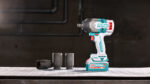 TOTAL 20V Cordless Impact Wrench 3/4" Brushless – 1050Nm with 2×5.0Ah Batteries & Deep Sockets Set (TIWLI20105) - Image 4
