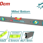 ميزان ماء 60 سم مع مغناطيس قوي – دقة 0.5 ملم/متر من توتال (TMT26028M)