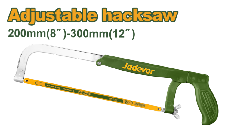 JADEVER Adjustable Hacksaw Frame 8" / 10" / 12" – Heavy Duty Saw Frame (JDHF3110)