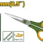 JADEVER Stainless Steel Scissors 160mm – Multipurpose Cutting Scissors (JDSX2607)