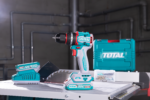 TOTAL 2 Pcs Cordless Combo Kit 20V – Brushless Drill & Angle Grinder Set (TCKLI20256) - Image 9