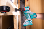 TOTAL 2 Pcs Cordless Combo Kit 20V – Brushless Drill & Angle Grinder Set (TCKLI20256) - Image 7